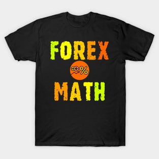 Forex & Math Colored T-Shirt